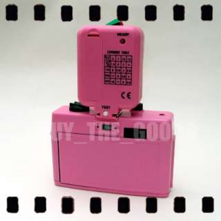 HOLGA 135TIM 135 TIM pink 3D half Camera new lomo w/ film flash  