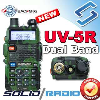   Band U.V BAOFENG UV 5R Camouflage FM 65 108MHZ VHF UHF 2 way radio