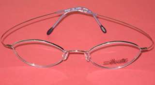 SILHOUETTE 6540 Titanium Eyeglass Frames SILVER BLUE  