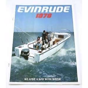   78 EVINRUDE Outboard Boat Motor BROCHURE 235 85 35 
