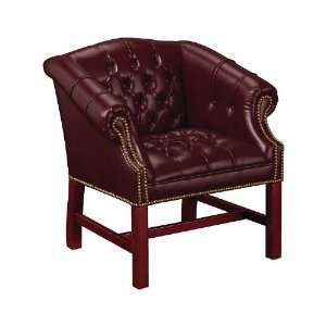  Statesman Tufted Leather Guest Chair: Office Products
