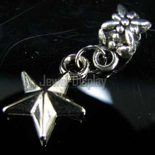 5pcs Dangle STAR Europe Charm Bead Bracelet JH22  