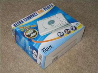 COBY ULTRA COMPACT DVD PLAYER 209 WITH REMOTE BRAND NEW  