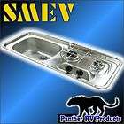 SMEV MO0911 2 Burner Stove/Sink Combination Camper Trailer RV