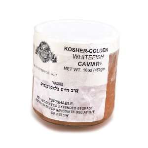Markys Kosher Whitefish Golden Caviar, Golden Caviar from USA   16 oz 