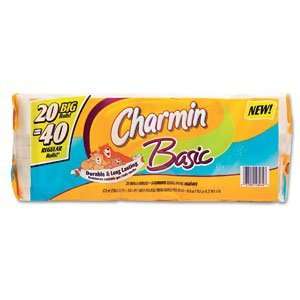  Charmin Basic Big Roll Bath Tissue 20 ct Health 