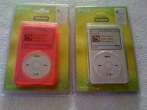 Ipod Classic 80GB/120GB/160GB Clear & Pink Hard Case Cover  