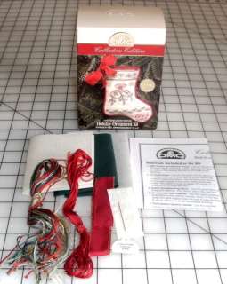 1999 DMC Holiday Ornament Kit Counted Cross Stitch  