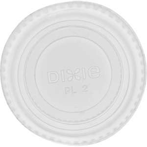 Dixie Plastic Portion cup Lids 2 oz/1200 ct PL2PC  