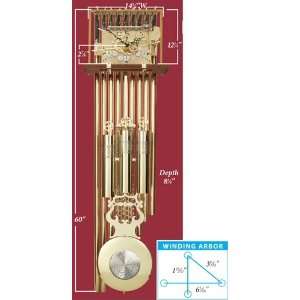   Hermles Tubular 9 bell, 8 Day 1171 Movement Clock Kit: Home & Kitchen