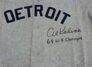   SIGNED TIGERS MITCHELL NESS JERSEY 1968 WS CHAMPS PSA/DNA  