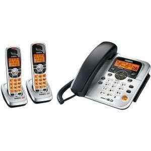   CORDED/CORDLESS DIGITAL ANSWERING MACHINE WITH TWO CORDLESS HANDSETS