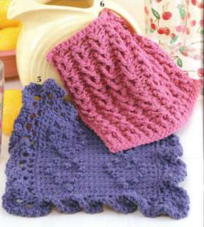 Dishcloths Crochet Patterns Scrubbies Washcloths Hearts  