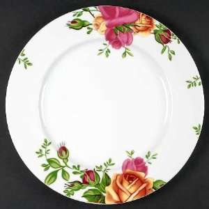   Country Rose Dinner Plate, Fine China Dinnerware