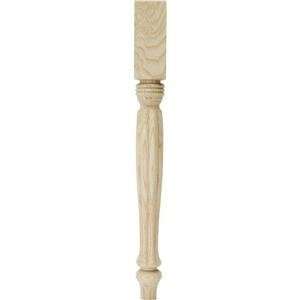  Waddell 2821 21 Country French Table Leg, Ash
