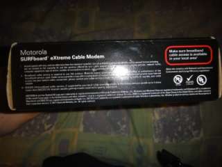   Surfboard extreme cable modem new in box Docsis 3.0 up 2 160mbps