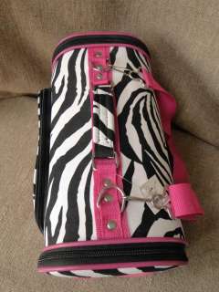 NWT Zebra Stripe and Pink Dog Carrier  