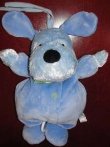  Child Of Mine Plush Blue Dog Musical Pull Toy Stuffed Animal  