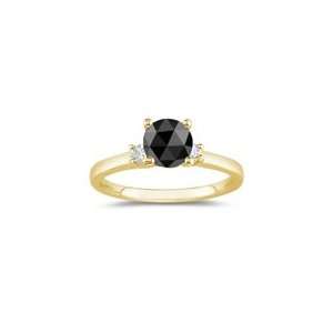   White Diamond Classic Three Stone Ring in 14K Yellow Gold 6.0 Jewelry