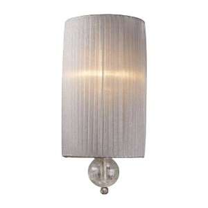  Alexis Collection 1 Light 15 Antique Silver Wall Sconce 
