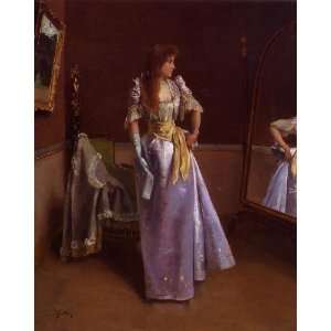 Hand Made Oil Reproduction   Alfred Stevens   24 x 30 inches   Ready 