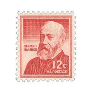  #1045   1959 12c Benjamin Harrison Postage Stamp Numbered 