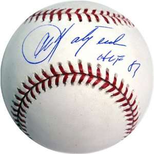 Carl Yastrzemski MLB Baseball w/ HOF 89 INSC