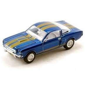 1966 Shelby GT 350H Blue/Gold Stripes R2 164 Die Cast Carroll Shelby 