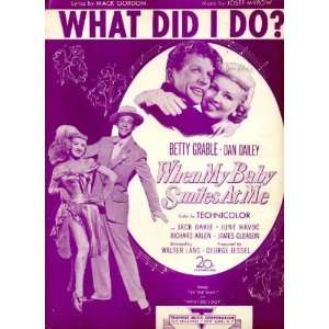   Music from When My Baby Smiles at Me with Betty Grable, Dan Dailey