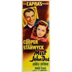   14x36 Gary Cooper Barbara Stanwyck Edward Arnold