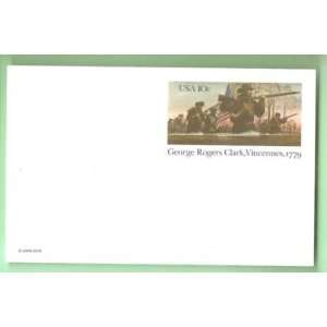  Postal Card George Rogers Clark Vincennes 1779 Everything 