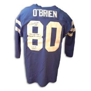 Jim OBrien Autographed/Hand Signed Blue Jersey with The Kick Heard 