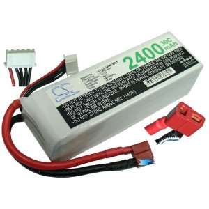  7.4V 2400mAh 30C RC Battery For Airplane, Helicopter 