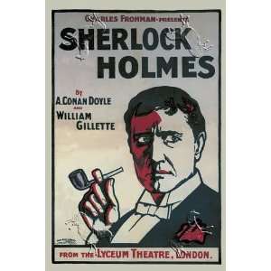  Sherlock Holmes by John Stewart Browne. Size 17.75 X 26.50 