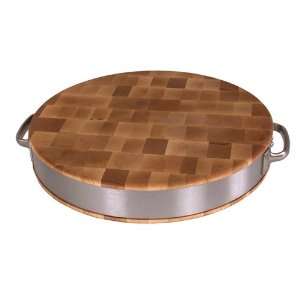  John Boos CCB15FR ST Maple Cutting Board w/Stainless Steel 