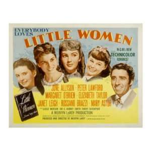  Little Women, Margaret OBrien, Janet Leigh, Elizabeth Taylor, June 