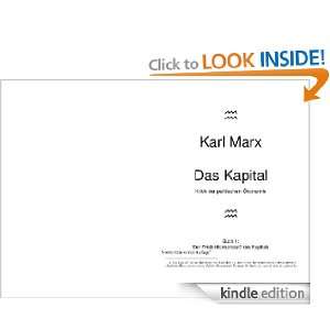 Karl Marx Das Kapital (German Edition) Karl Marx  Kindle 