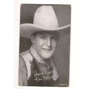 Ken Maynard Cowboy Actor Trading Card