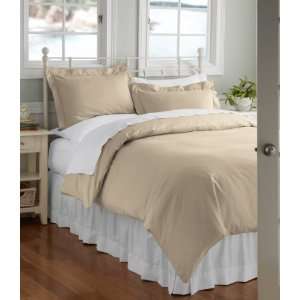  L.L.Bean King 340 Thread Count Sateen Comforter Cover 