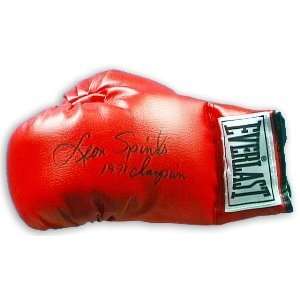 Leon Spinks Signed 78 Champ Boxing Glove
