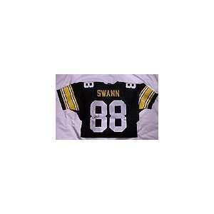 Lynn Swann Autographed Authentic Black Steelers Throwback Jersey