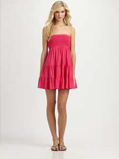 Juicy Couture   Starlet Smocked Bandeau Dress