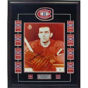 Maurice Richard Autographed Banners   NHL Flags Banners