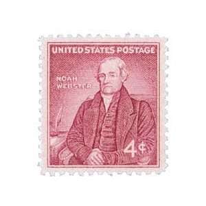  #1121   1958 4c Noah Webster Postage Stamp Numbered Plate 