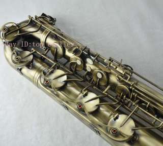 HIGH GRADE~Professional Antique Baritone Saxophone Eb Bari Sax Low a 