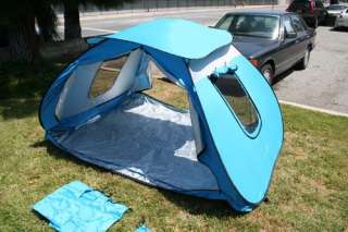Portable Pop Up Cabana Beach Tent Wind Shelter Shade  
