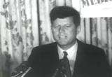 President Kennedy addressing Congress on the need to create the 