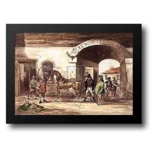  Robert richard Scanland   Horse Dealing I 28x24 Framed Art 