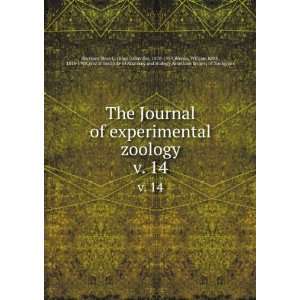  The Journal of experimental zoology. v. 14 Ross G. (Ross Granville 