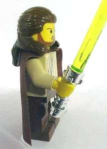 Lego Star Wars QUI GON JINN Mini Figs with Lightsaber and Cape  